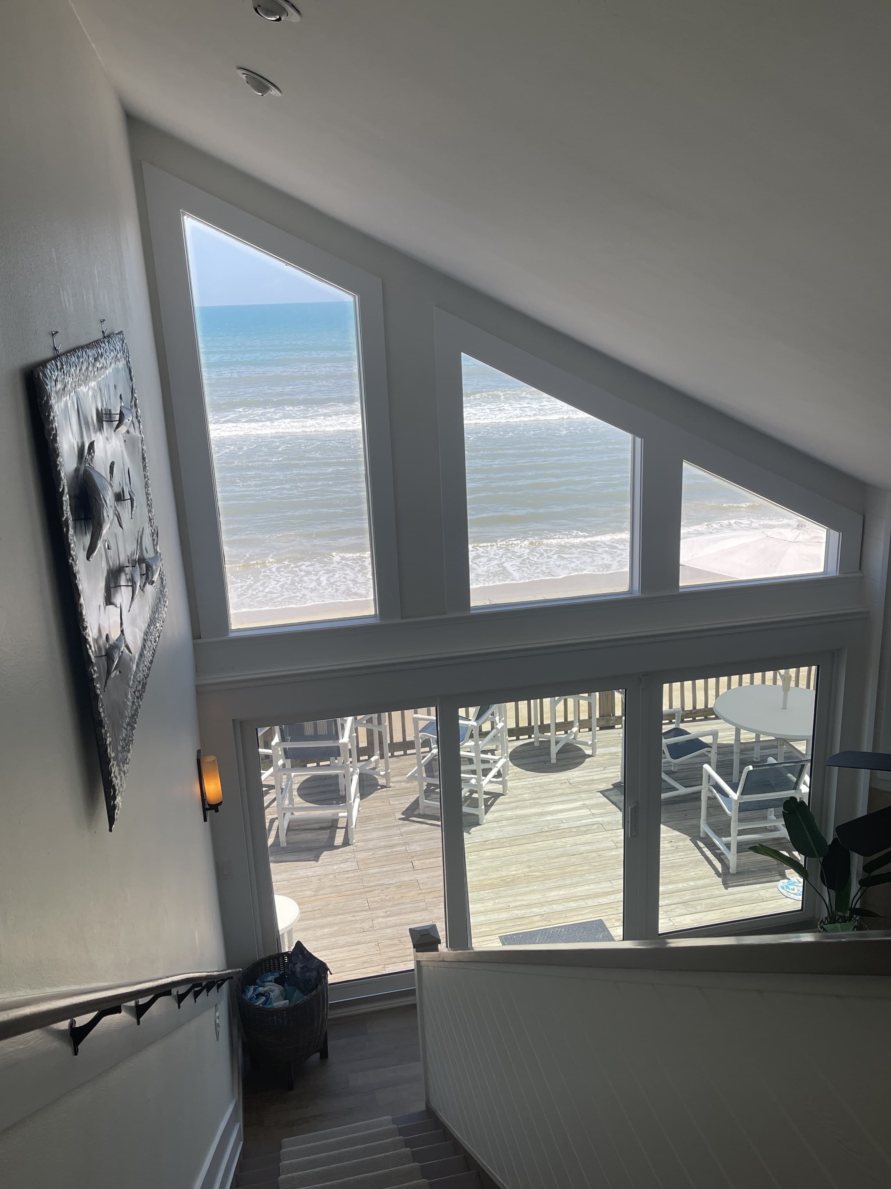 Ocean view from a Volusia County coastal vacation rental