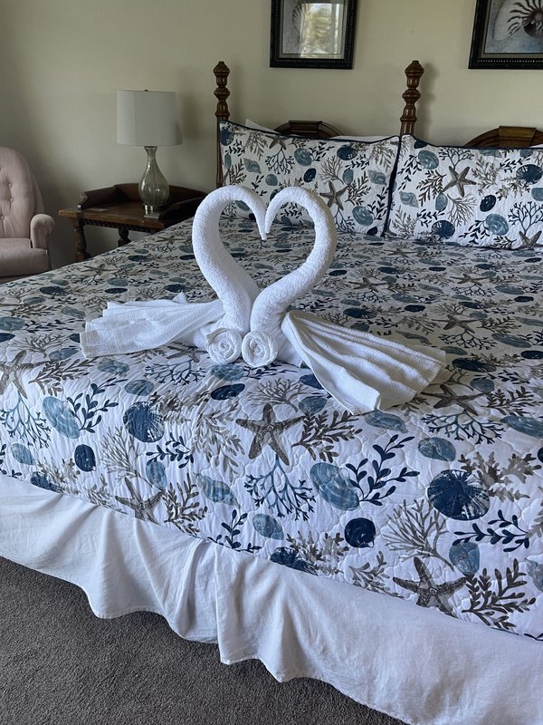 Elegant guest welcome area